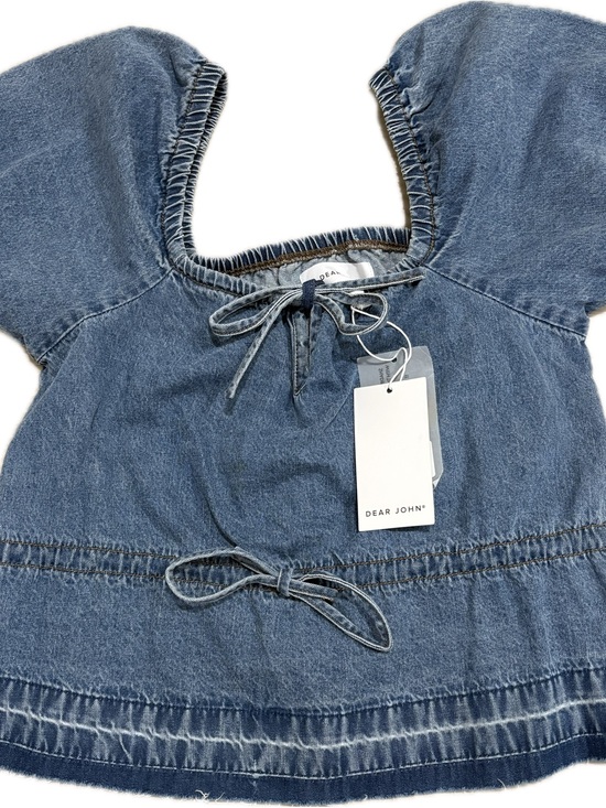 Dear John Tops - Dear John Mia Denim Crop Top | Size Small | Shierro | NWT